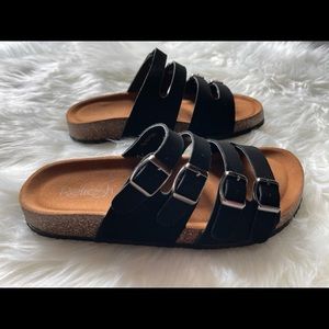Black sandals